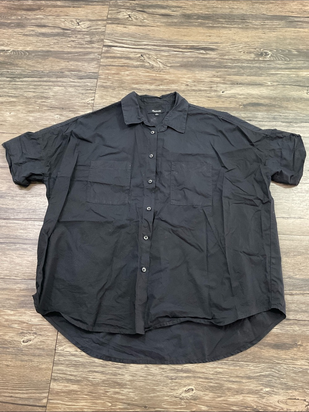 Madewell Full Button Down Top Sz M